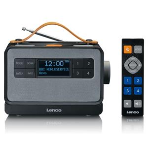 Lenco PDR-065BK - Portable FM/DAB+ radio with big buttons and Easy Mode function - DAB+/FM - Stereo - Black