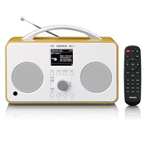 Lenco PIR-645WH - Internet DAB FM radio Bluetooth RC - DAB+/FM - Stereo - Wit