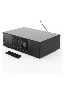 Majority Quadriga - Internet Radio Music System - DAB+/FM - Stereo - Black