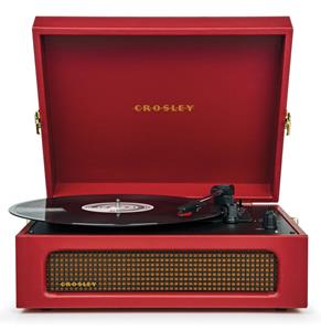 Fiftiesstore Crosley Voyager Portable Retro Platenspeler - Burgundy