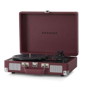 Fiftiesstore Crosley Cruiser Plus Platenspeler Met Bluetooth In/Uit - Burgundy