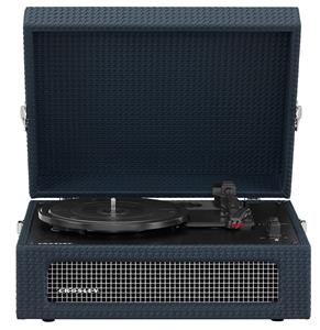 Fiftiesstore Crosley Voyager Portable Retro Platenspeler - Navy BLUETOOTH IN/OUT