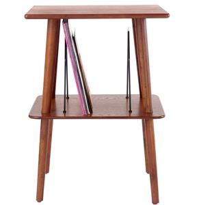 Fiftiesstore Crosley Manchester Platenspelermeubel Met Platen Opslag Vak - Paprika (B-Stock)