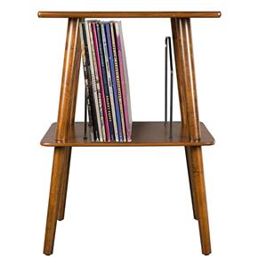 Fiftiesstore Crosley Manchester Platenspelermeubel Met Platen Opslag Vak - Mahonie (B-Stock)