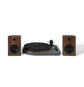 Fiftiesstore Crosley T160 Platenspeler met Speakers - Grijs