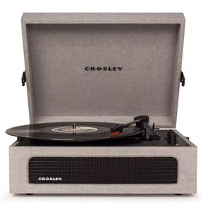 Fiftiesstore Crosley Voyager Portable Retro Platenspeler - Grijs BLUETOOTH IN (B-STOCK)