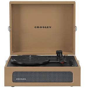 Fiftiesstore Crosley Voyager Portable Retro Platenspeler - Tan BLUETOOTH IN/UIT (B-STOCK)