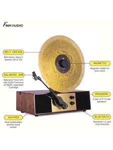Fuse Audio REC - Audio Technica pick-up - Platenspeler Bruin