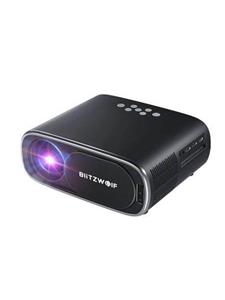 BlitzWolf Projector 1080p LED beamer / projector Wi-Fi + Bluetooth (black) - 1920 x 1080 - 10000 ANSI lumens