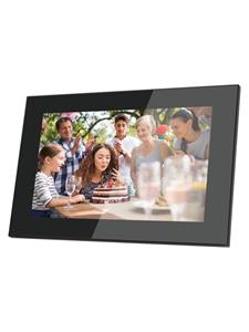 Lippa Frameo Digital Picture Frame 10 in glass - Black
