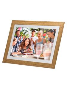 Lippa Frameo Digital Picture Frame 10 - Wooden Frame
