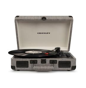 Fiftiesstore Crosley Cruiser Deluxe Platenspeler - Visgraat Motief - Exclusief Model