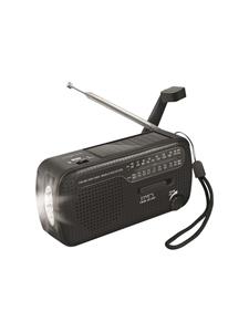 Logilink Emergency Radio - Hand Crank - Solar - SOS Light - AM/FM/SW - Mono