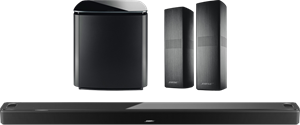 Bose Smart Ultra Soundbar + Bass Module 700 + Surround Speakers 700 Zwart