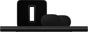 Sonos Arc Ultra + Era 300 Home Cinema Set Zwart