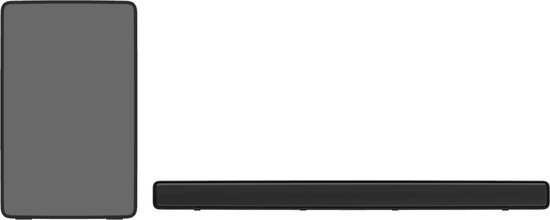 P733W - Soundbar met Subwoofer - Dolby Digital - Zwart - 2022