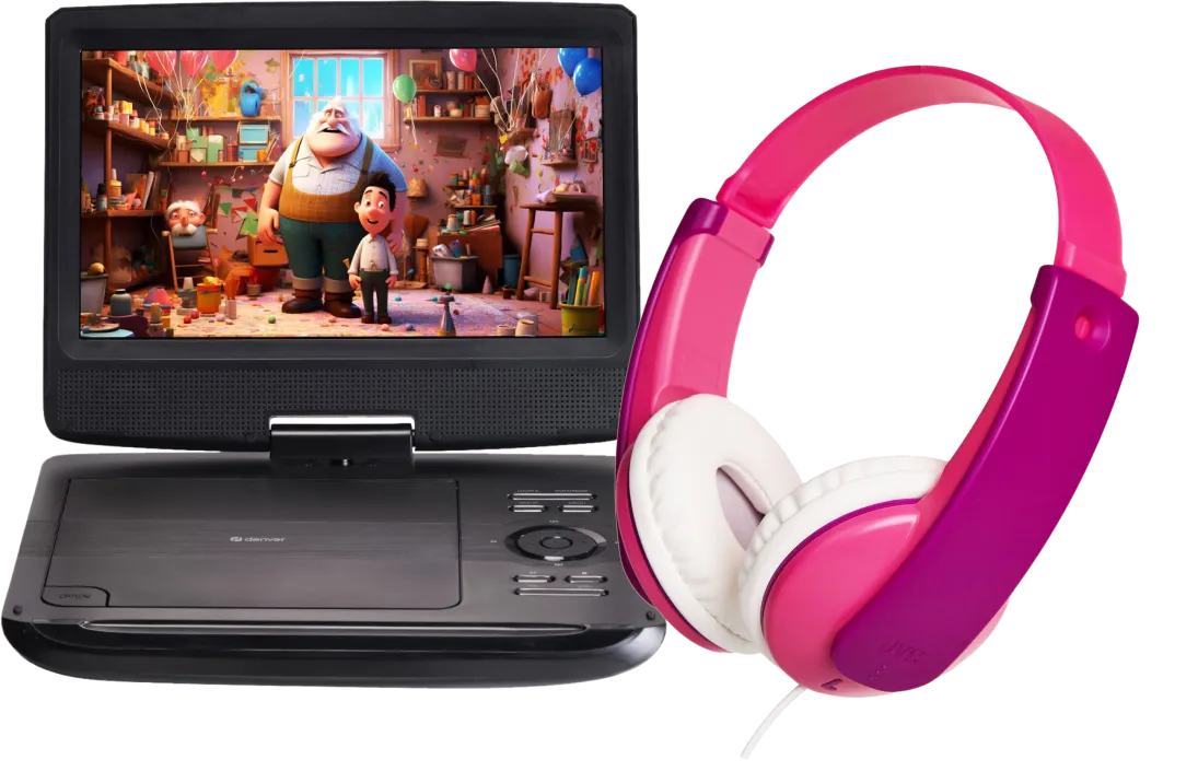 MT-1097 + JVC HA-KD7 Roze
