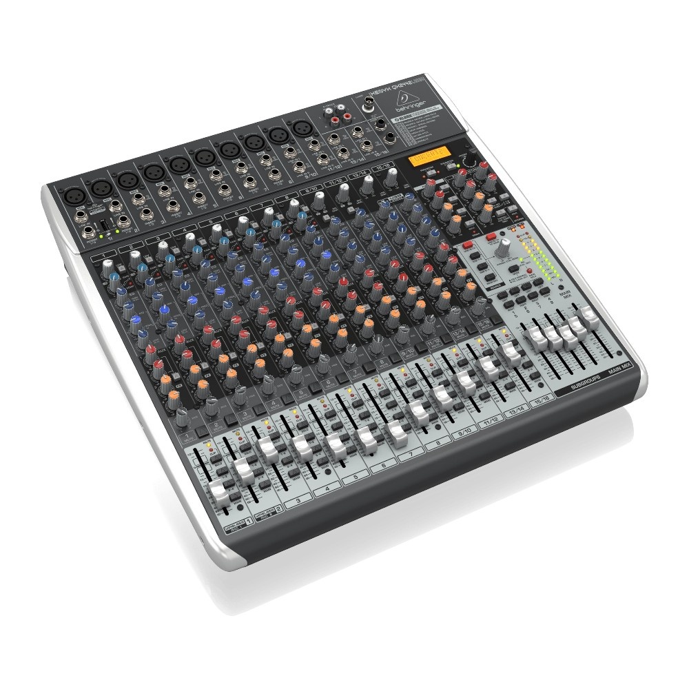 Behringer Xenyx QX2442USB PA en studiomixer