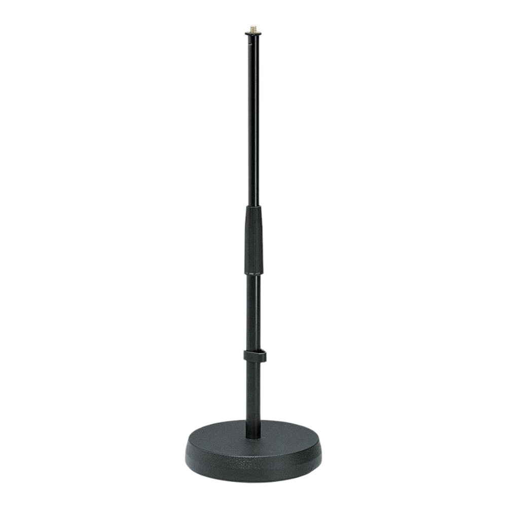 K&M 23300 Microfoon tafelstatief hoog met ronde voet