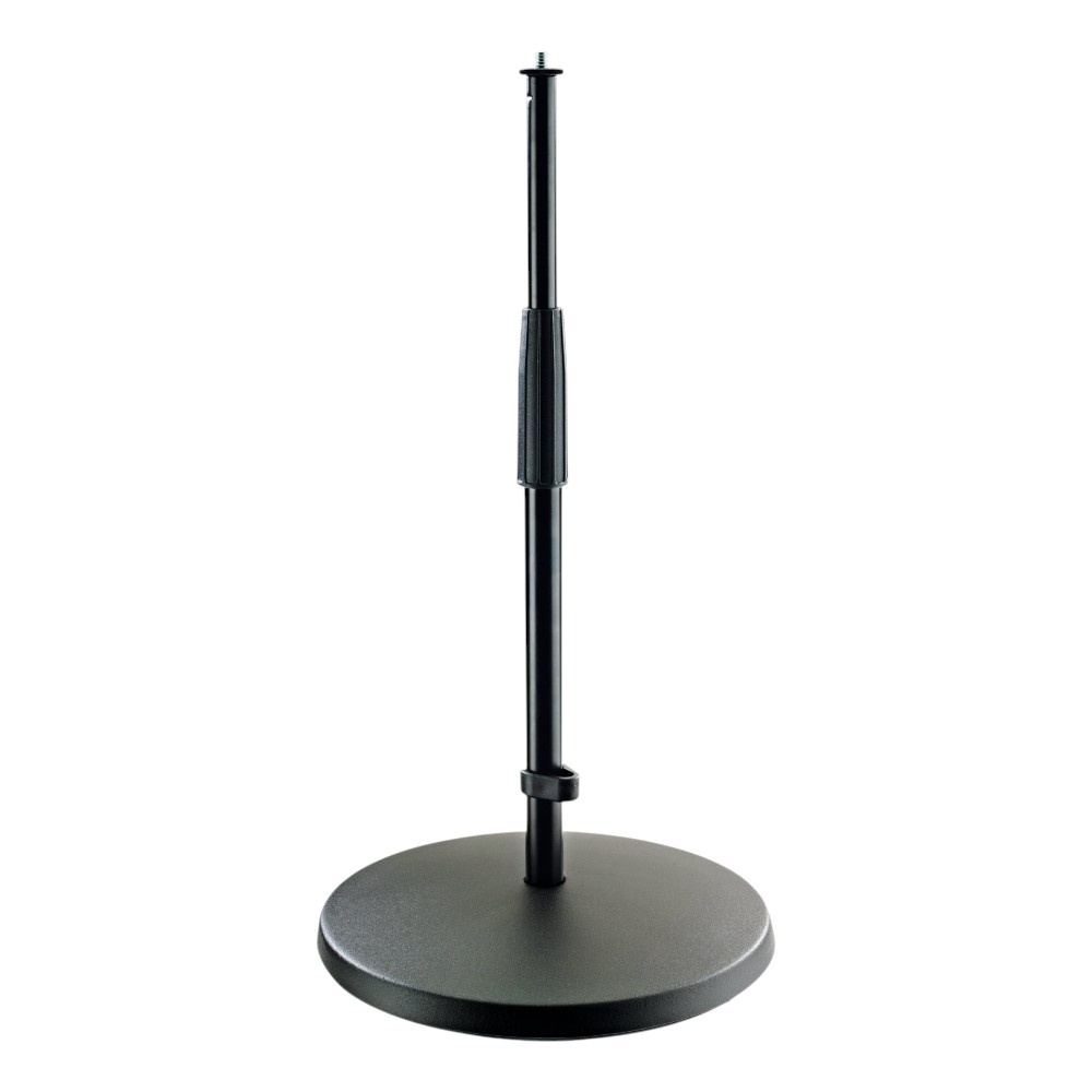 K&M 23323 Microfoon tafelstatief middelhoog met ronde voet