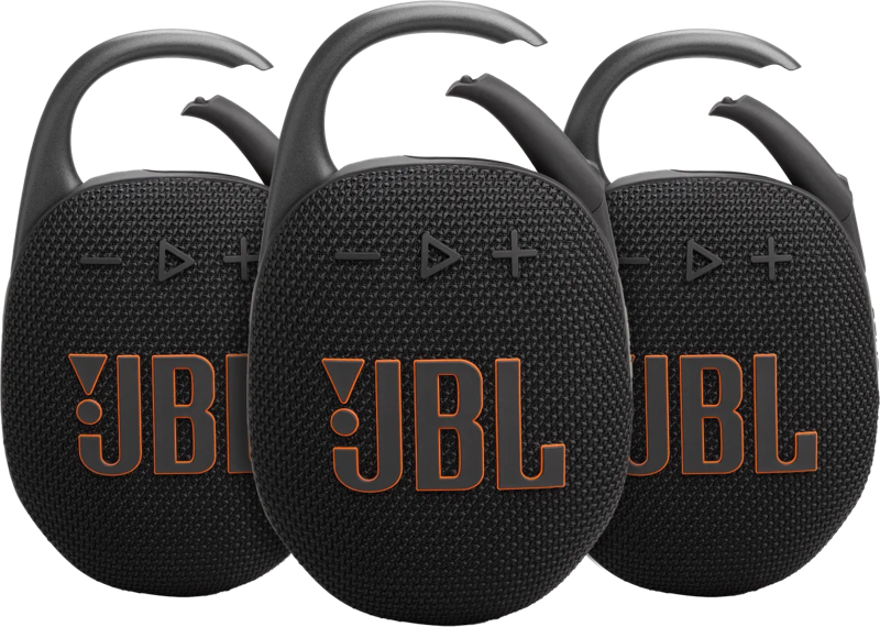 JBL Clip 5 Zwart 3-pack
