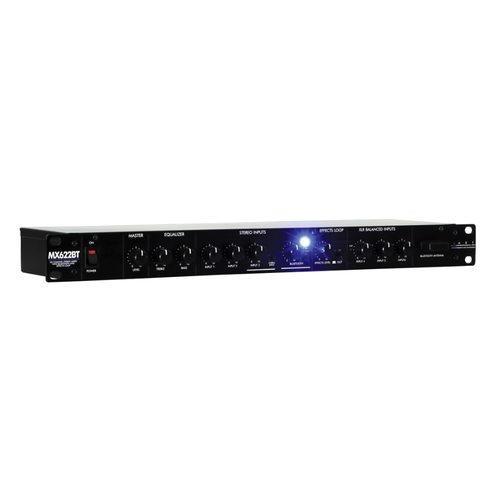 MX622BT 6-kanaals mixer met BT