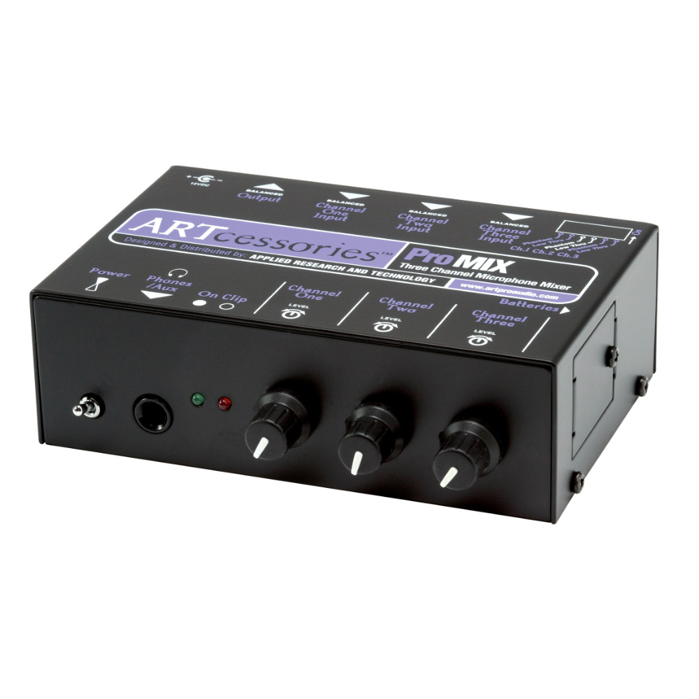 ART ProMix 3-kanaals microfoonmixer