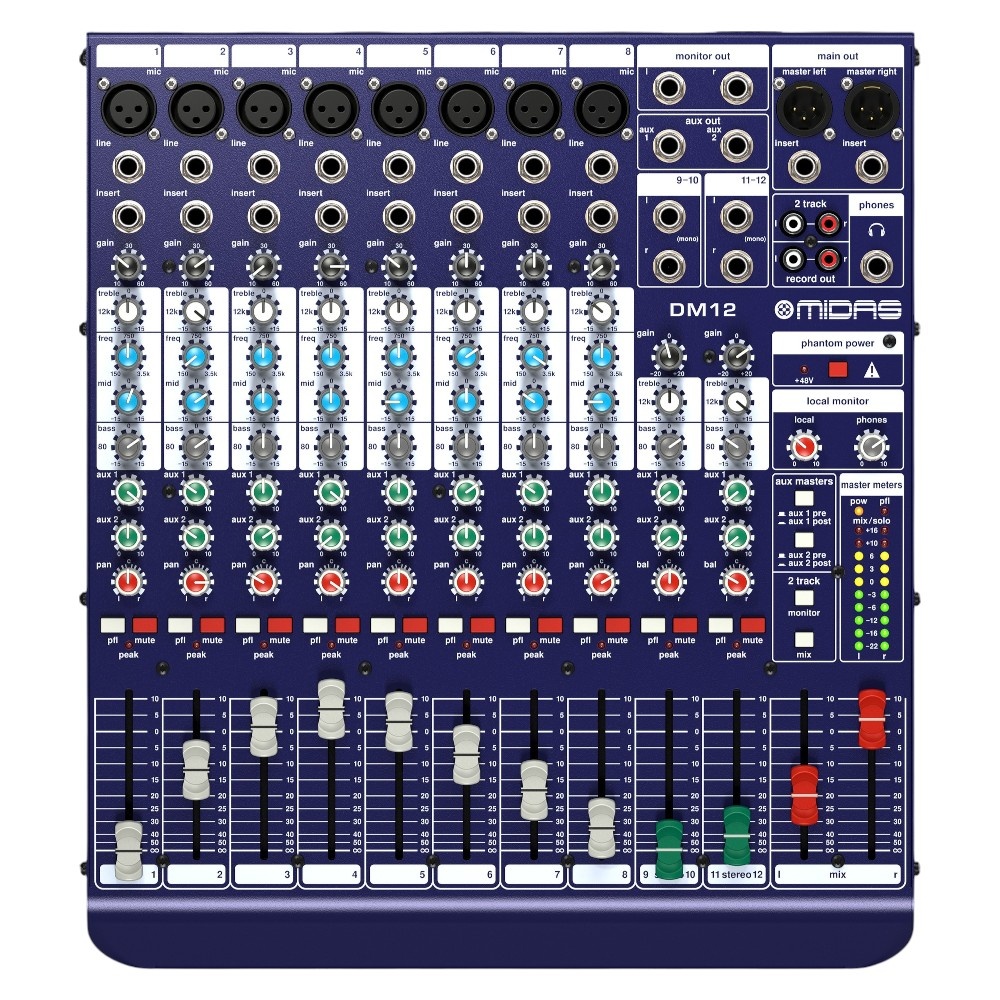 Midas DM12 Analoge mixer
