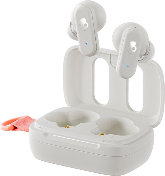 Skullcandy Dime 3 – Draadloze oordopjes – Bluetooth - IPx4 waterbestendig – Snelladen - Wit