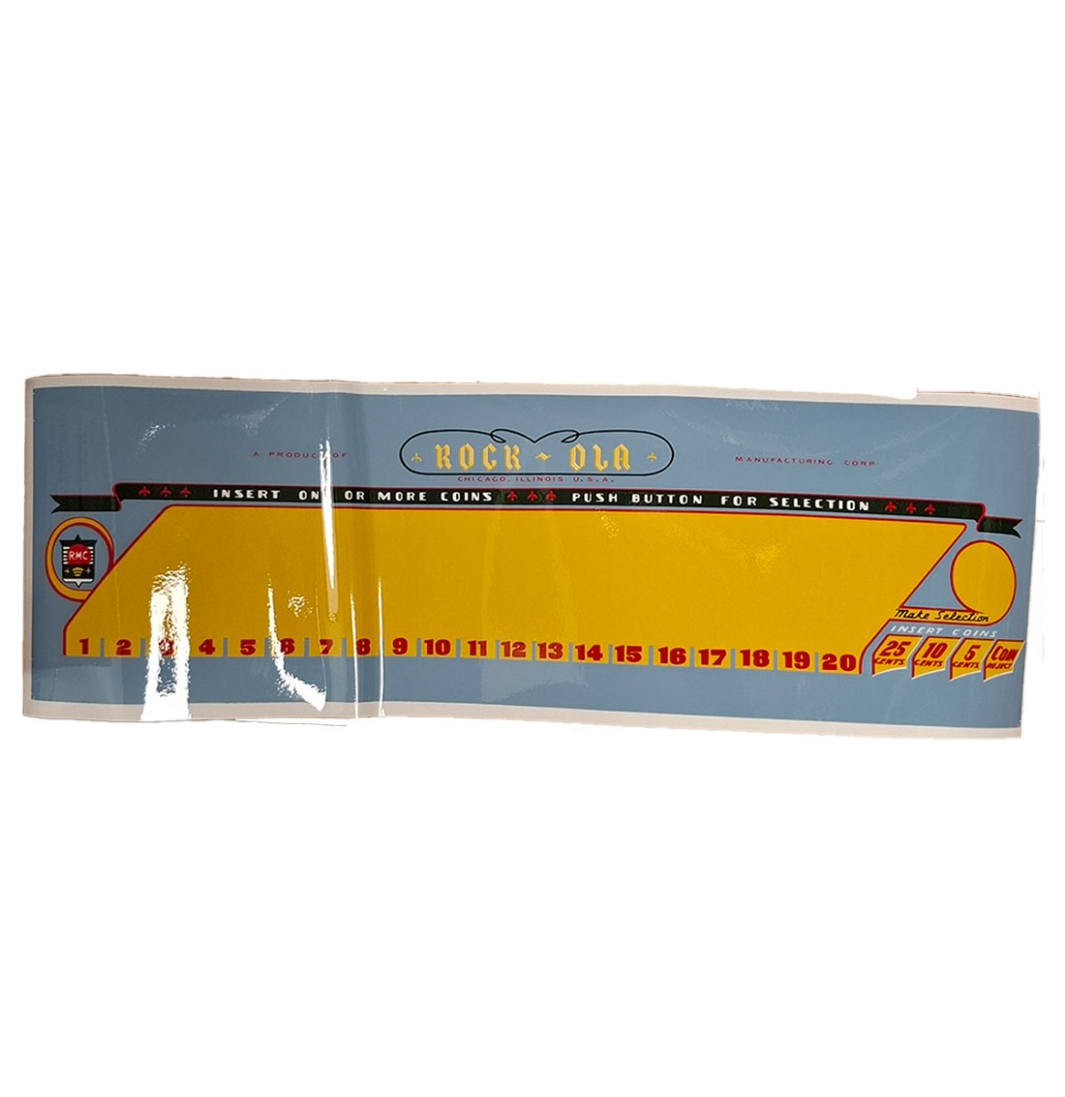 Fiftiesstore Rock-Ola 1426 Titelbord Sticker