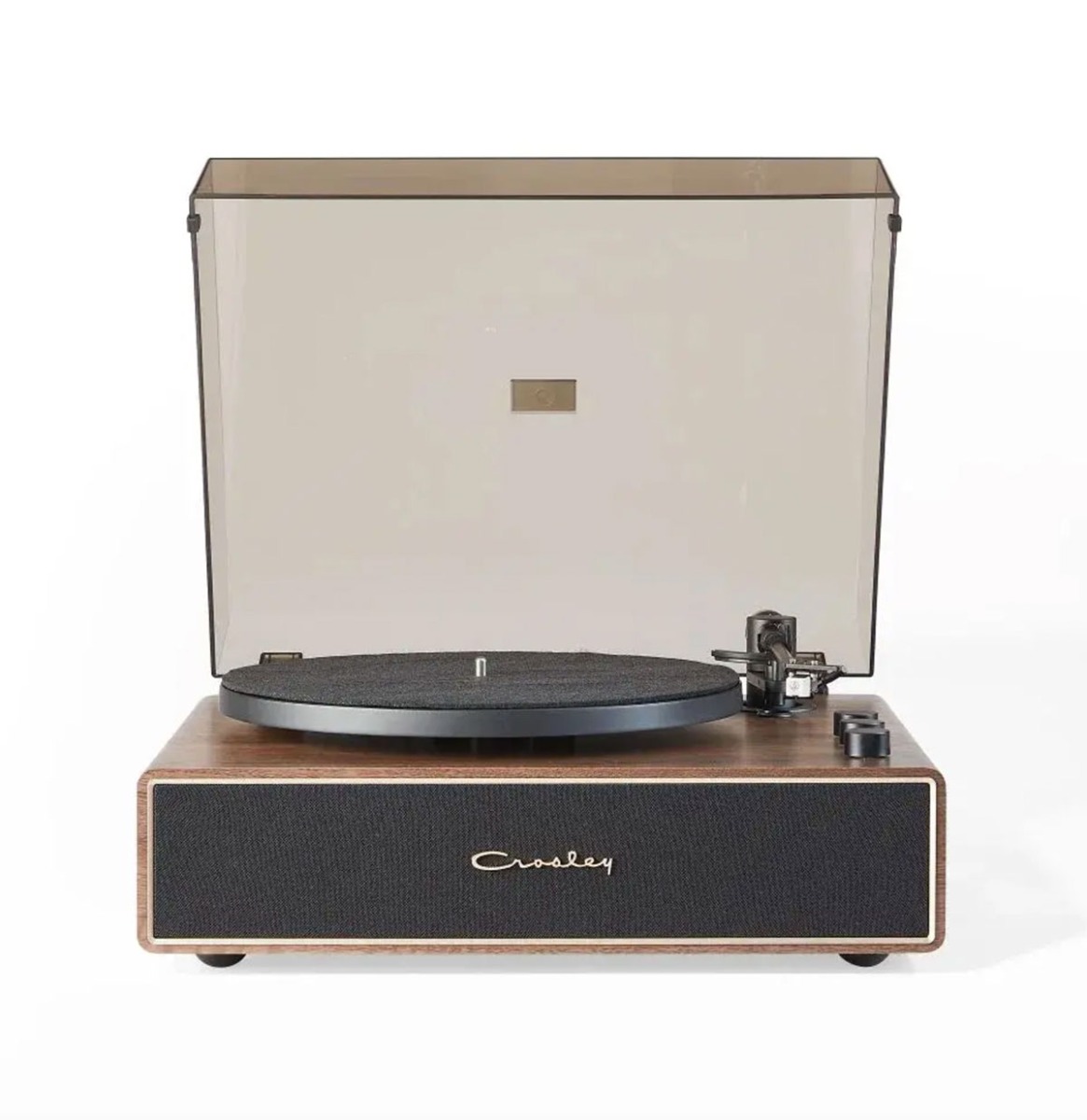 Fiftiesstore Crosley Stave Platenspeler - Walnoot