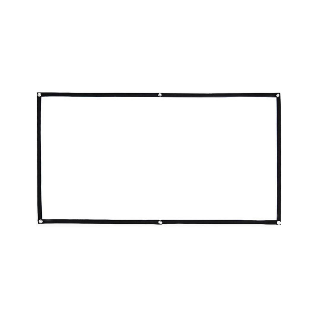 Huaqiang North Electronics 60 /70 /84 /100 /120 /150Inch Draagbaar projectorscherm HD 16:9 Diagonaal projectiescherm Opvouwbaar thuisbioscoop voor wandprojectie binnen en buiten 150 inch