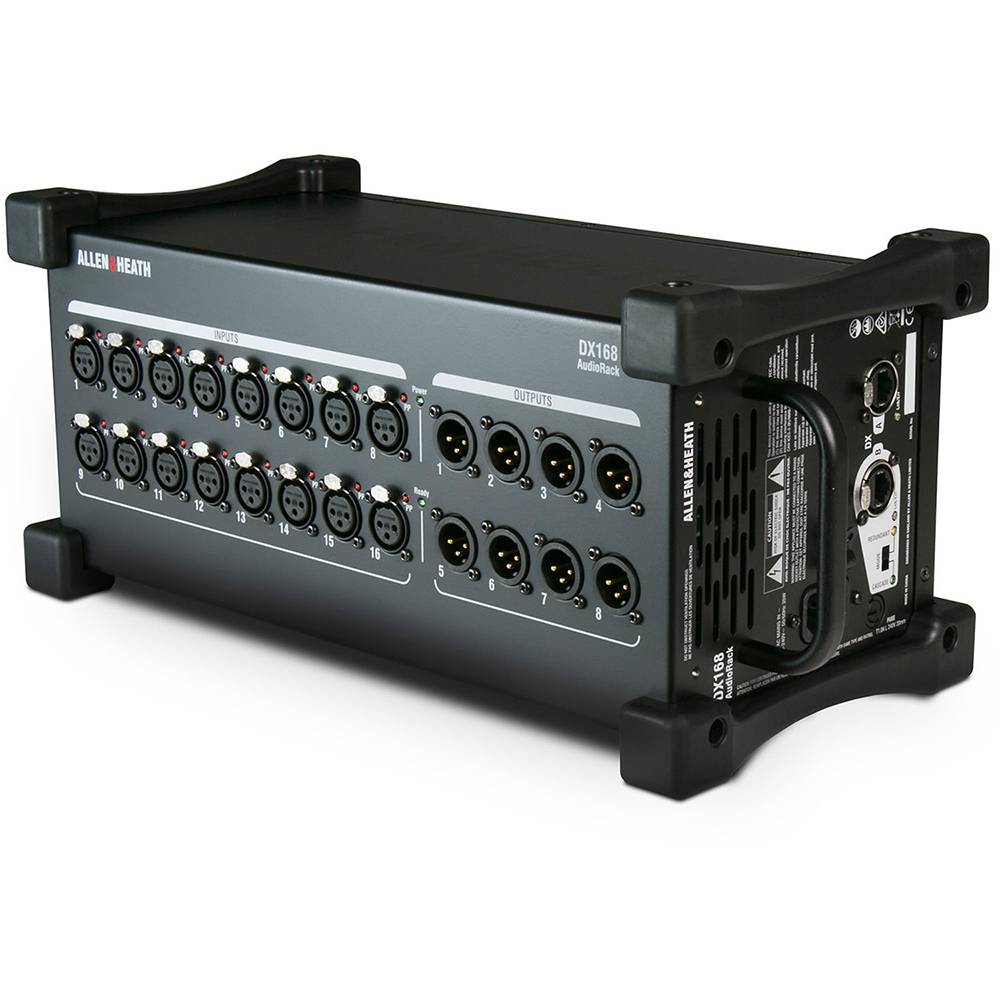 DX168 draagbare stagebox 16 XLR female 8 XLR male