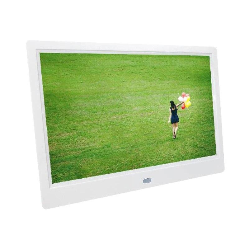 Photography 10 inch scherm LED-achtergrondverlichting HD 1280*800 digitale fotolijst Elektronisch album Foto Muziek Film Volledige functie AU Plug wit