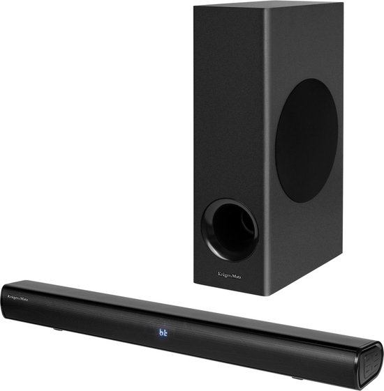 Kruger & Matz Krüger&Matz - KM0575 Planet 2.1 Compacte Soundbar met Vrijstaande Subwoofer - Wandmontage - HDMI Arc