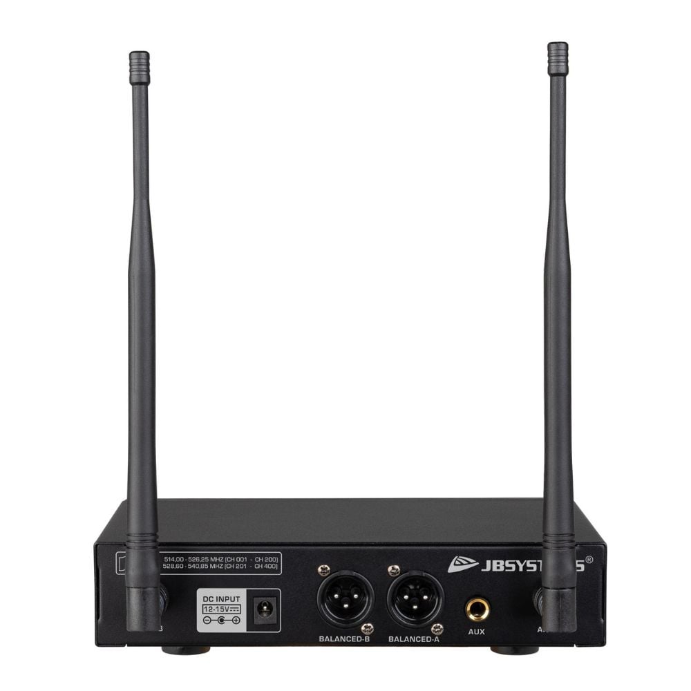 JB Systems HF-PRO TWIN Dubbele draadloze microfoonontvanger