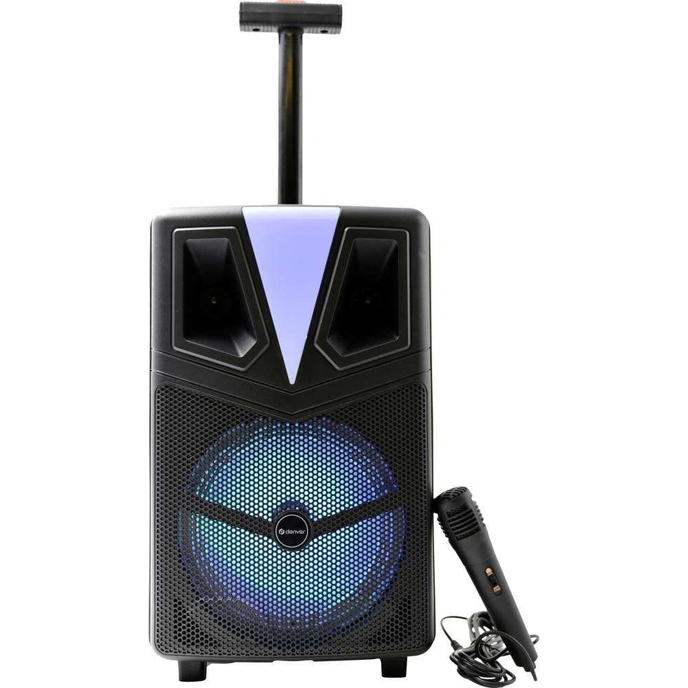 Denver TSP-307 Bluetooth luidspreker Draagbaar, USB, SD, Incl. houder, AUX Zwart