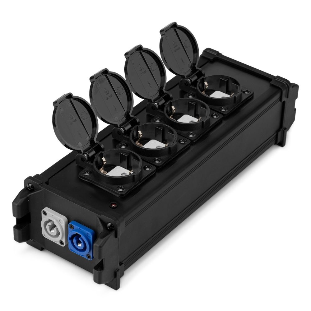 PD-Connex PSB40 Power splitter box P-Con IN/UIT - UIT + 4x shuko