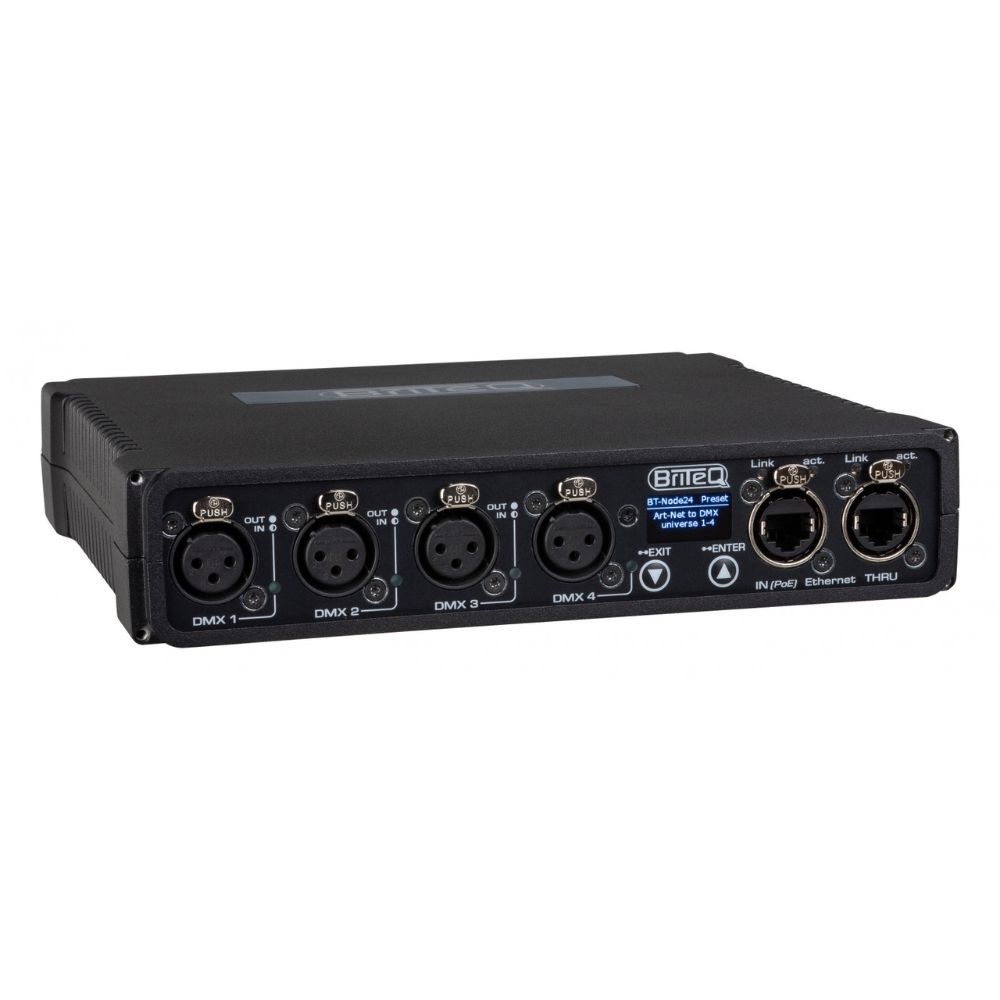 Briteq BT-NODE24 Mk2 (3pin XLR) highspeed ArtNet & sACN node