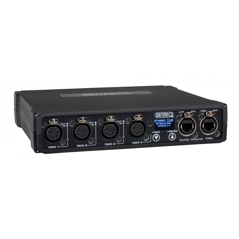 Briteq BT-NODE24 Mk2 (5pin XLR) highspeed ArtNet & sACN node