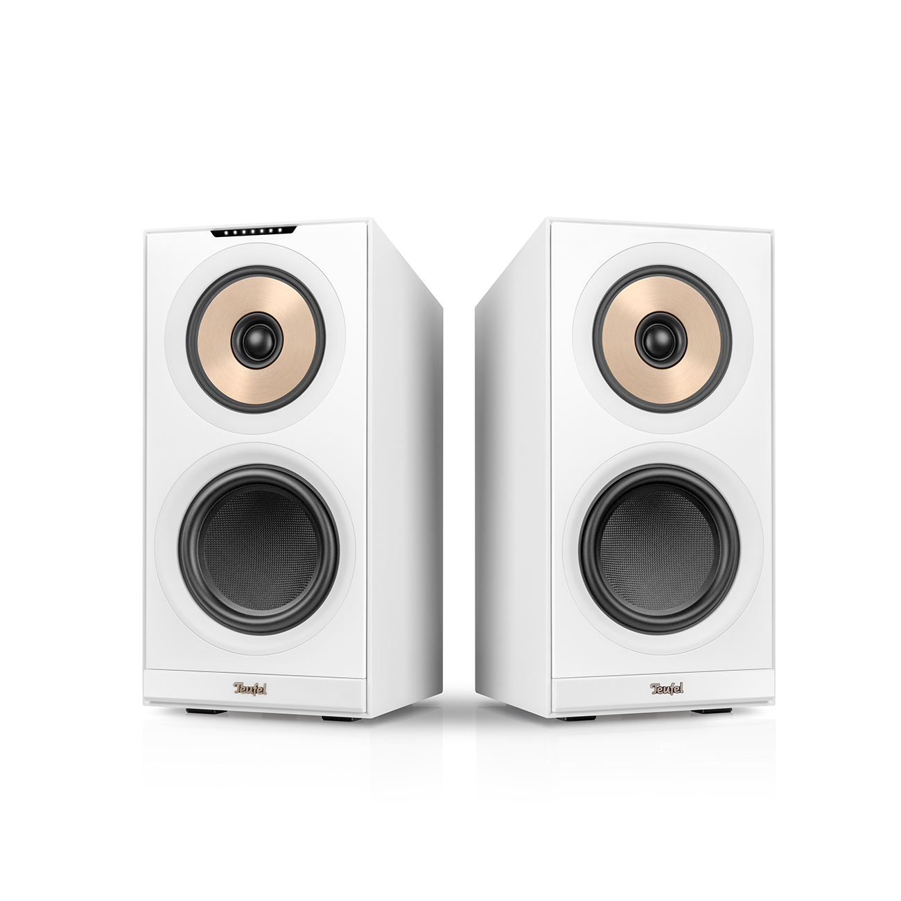 Stereo M 2 Wifi Streaming Vloerluidsprekerpaar Geïntegreerde Versterker 3-kanaals systeem Wit