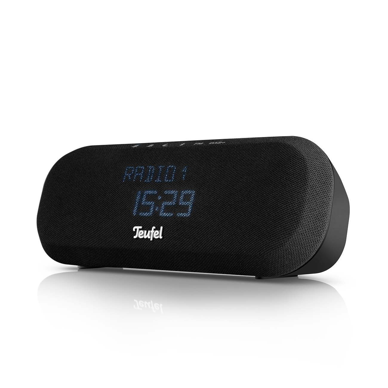 Teufel RADIO ONE Bluetooth DAB/FM wekkerradio Slaaptimer luidspreker Zwart