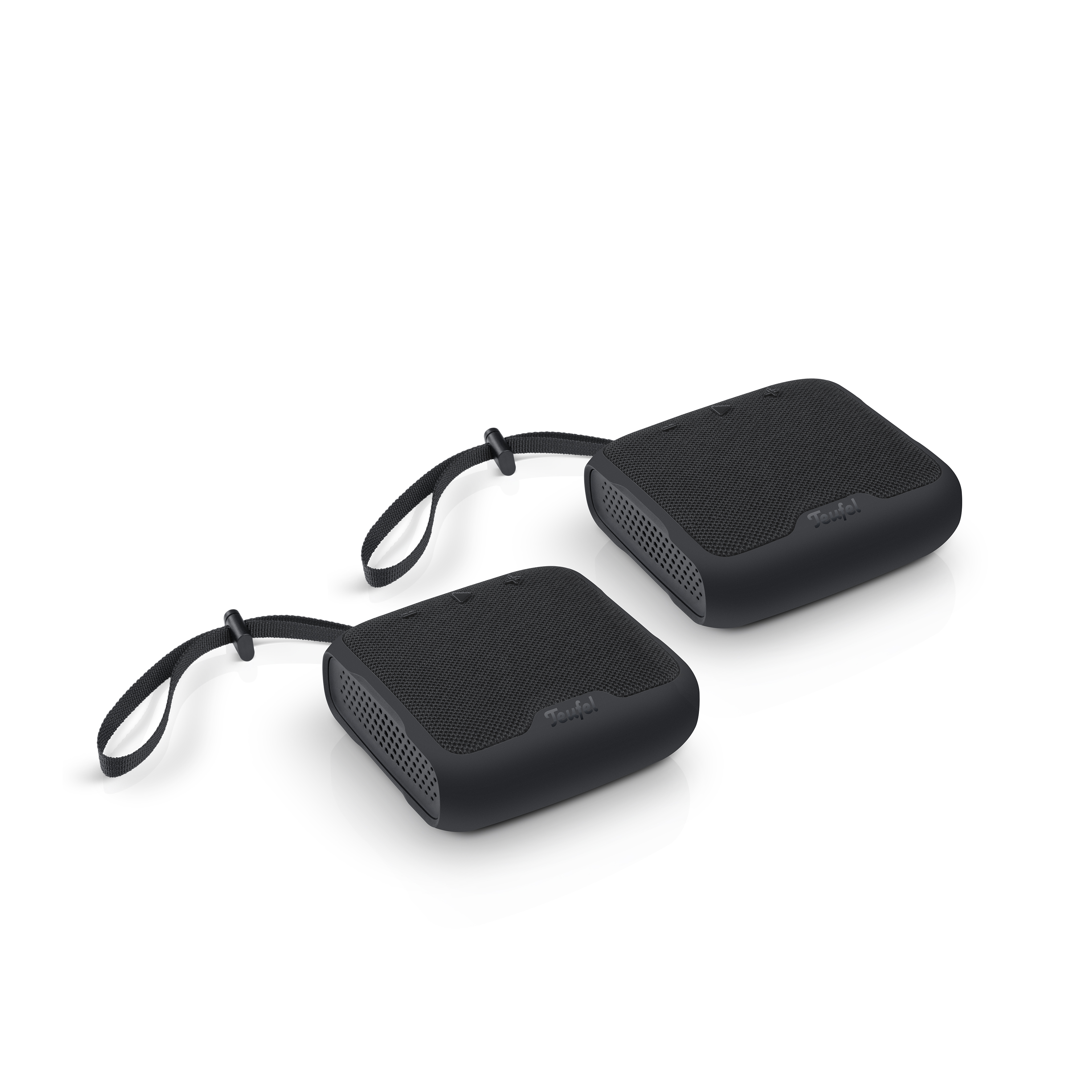 Teufel BOOMSTER GO stereoset Bluetooth-stereoset Waterdicht volgens IPX7 10 uur speeltijd Coral red