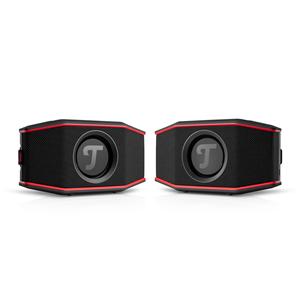 Teufel ROCKSTER GO 2 Stereo-Set Zwart & Rood