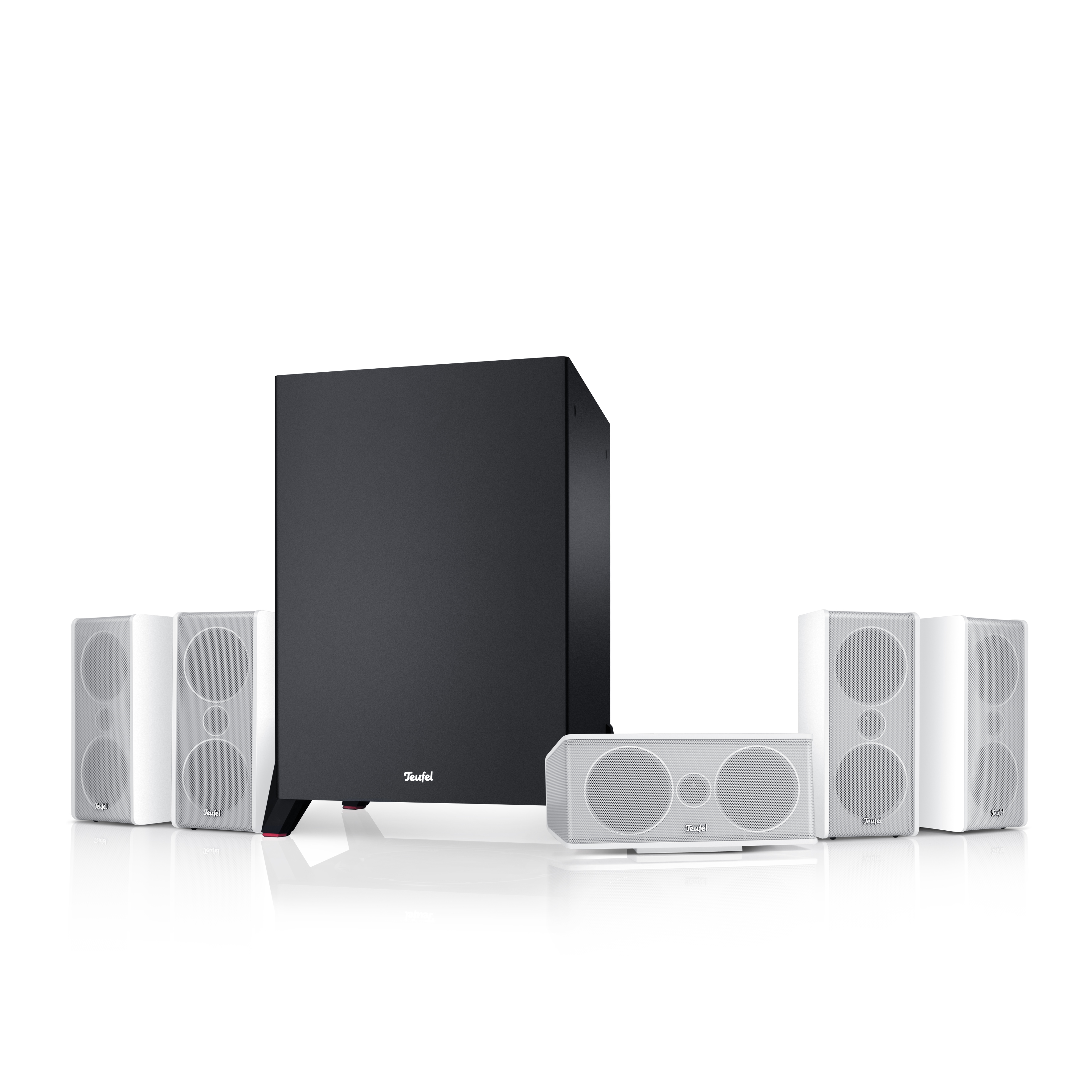 Consono 35 Mk3 5.1 surround systeem met 150 Watt subwoofer, wit