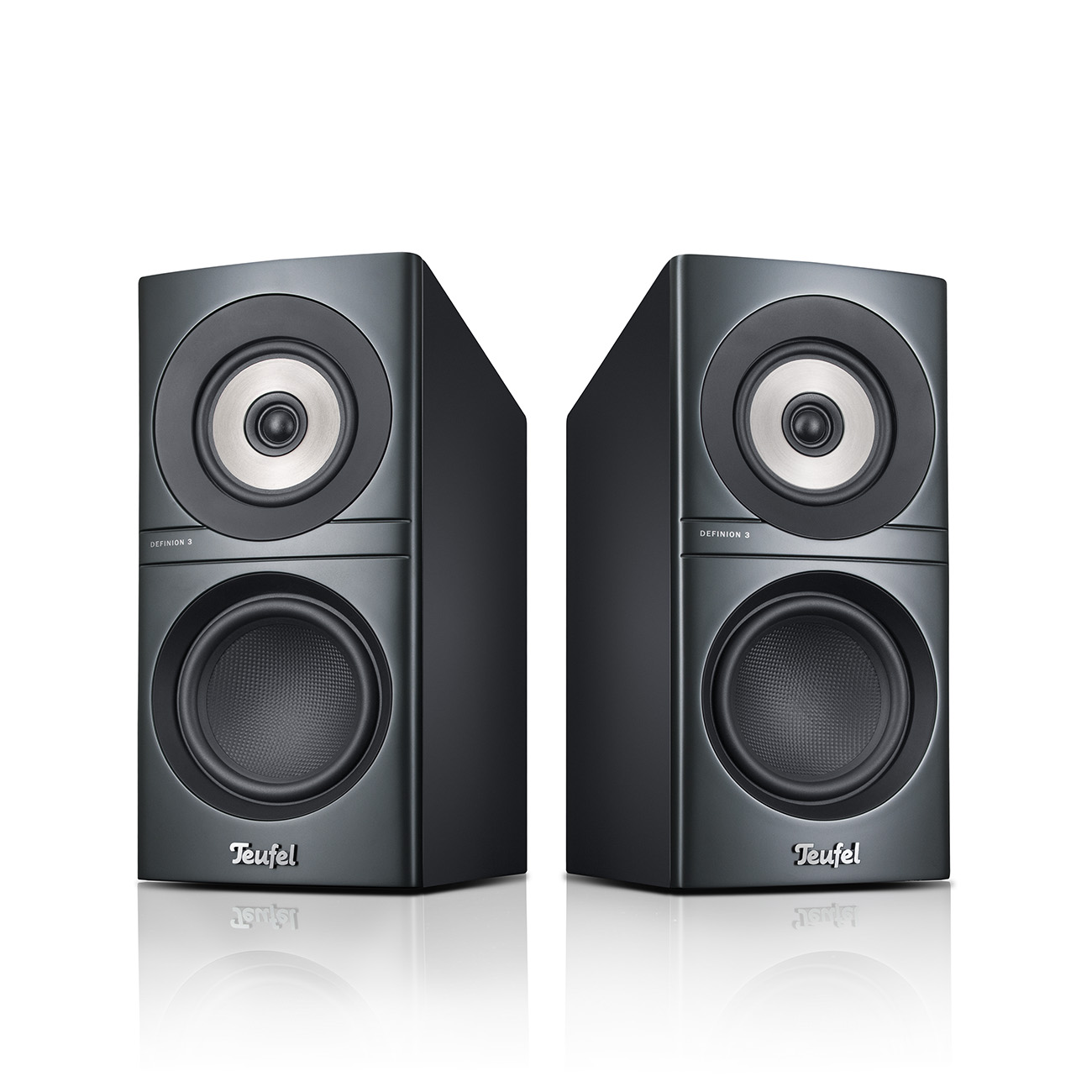 Definion 3S 3-kanaals ontwerp High-end stereo speakers Nauwkeurige bas Antraciet