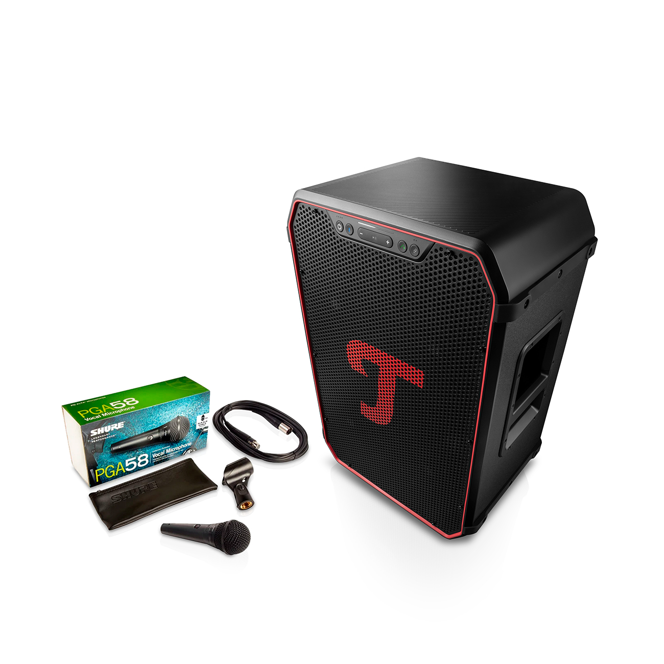 Teufel ROCKSTER NEO + Shure PGA58 Zwart