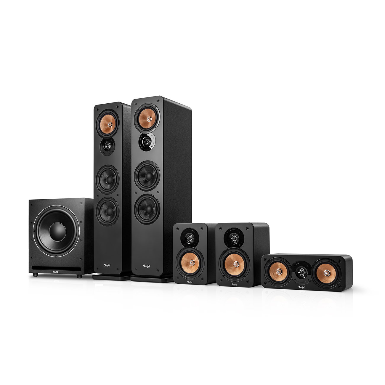 Teufel ULTIMA 40 Surround Power Edition 5.1-Set Zwart