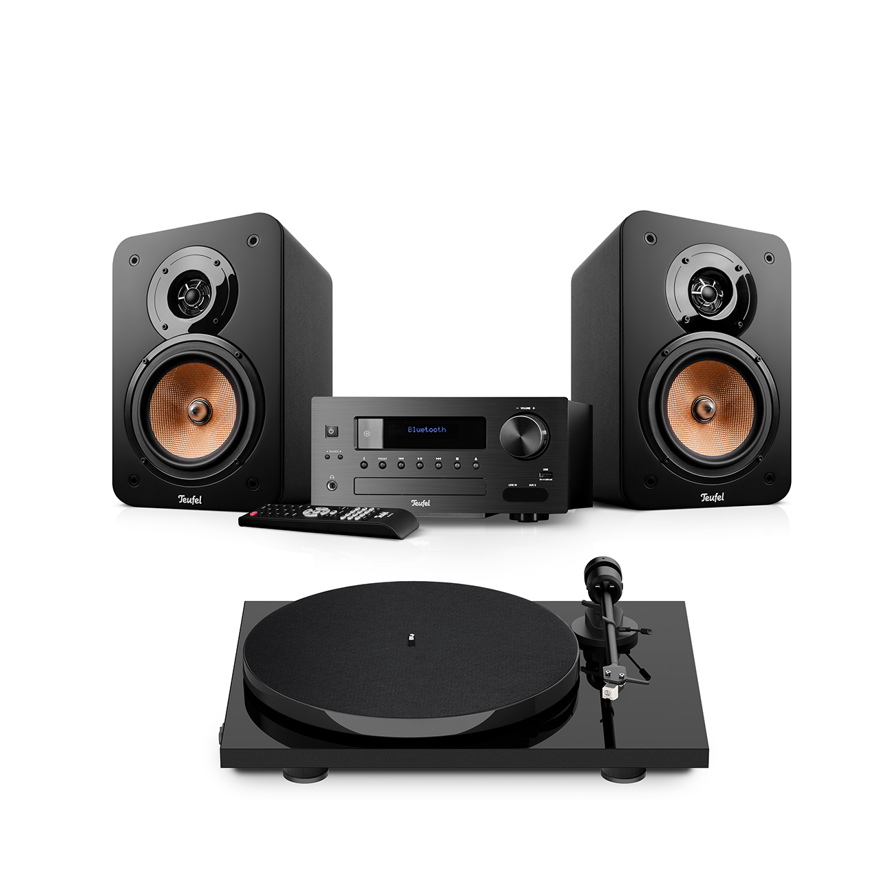 Teufel ULTIMA 20 KOMBO 2 + Pro-Ject E1 BT Zwart