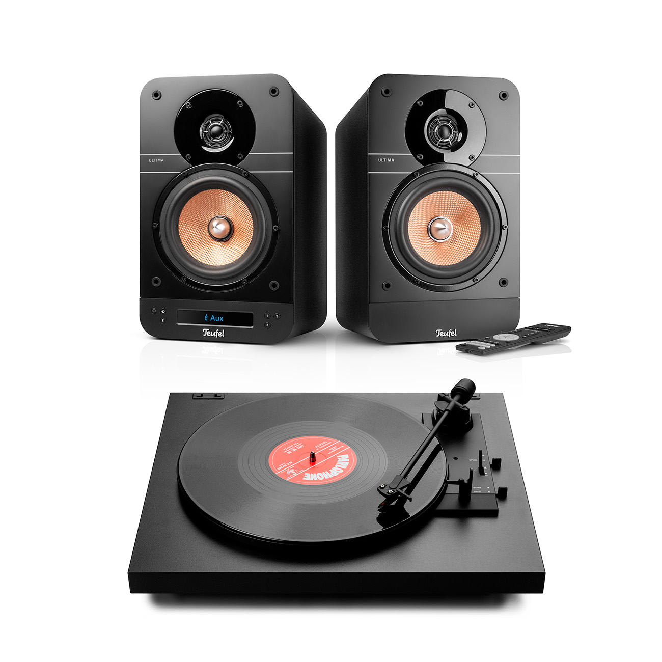Teufel ULTIMA 25 ACTIVE + Pro-Ject A1.2 Zwart